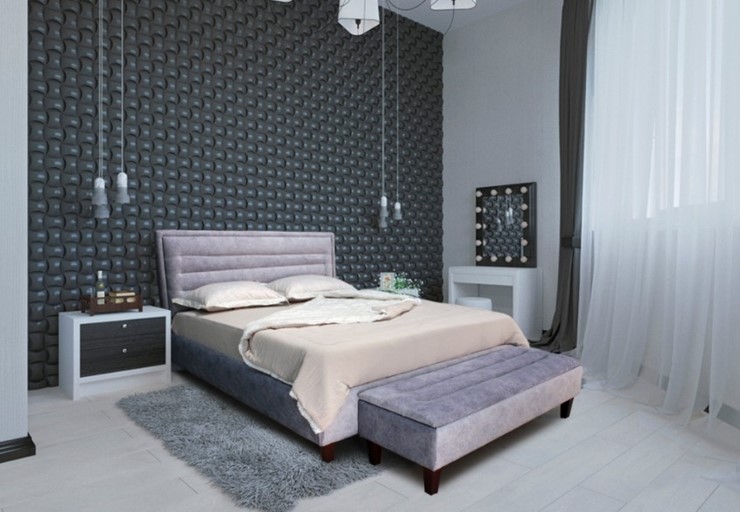 Кровать с высокими ножками Белла 1900х2150 мм в Санкт-Петербурге - изображение 6