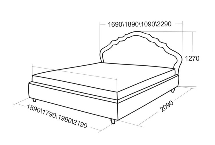 Спальная кровать Эмануэль 1690 в Санкт-Петербурге - изображение 4