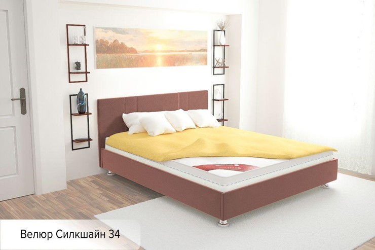 Спальная кровать Вена 140х200 (с основанием) в Санкт-Петербурге - изображение 1