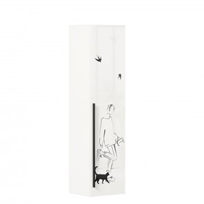1-створчатый шкаф Джоли Тип 1 ЛД 535.010, Серый шелк в Санкт-Петербурге