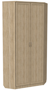 Распашной шкаф 401 угловой со штангой, цвет Дуб Сонома в Санкт-Петербурге