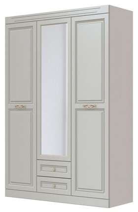 Шкаф трехдверный в спальню Олимп ШР-3 (Фисташковый) 1 зеркало в Гатчине - изображение