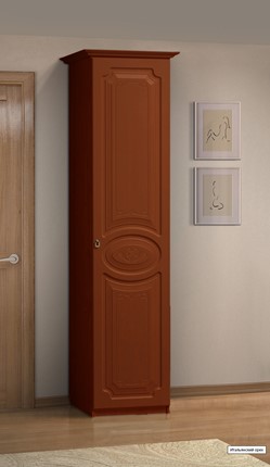 Шкаф-пенал Ивушка-5, цвет Итальянский орех в Санкт-Петербурге - изображение