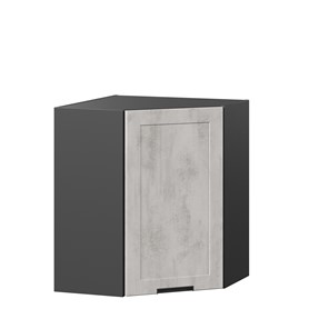 Кухонный угловой шкаф 600 Джамис ЛД 296.610.000.074, Чёрный/Белый камень в Санкт-Петербурге