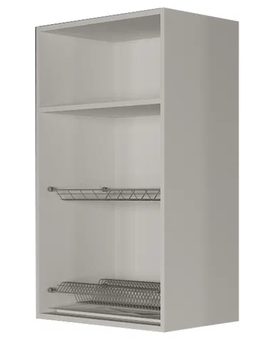 Кухонный шкаф ВС9 60, Сатин/Белый в Санкт-Петербурге - изображение 1
