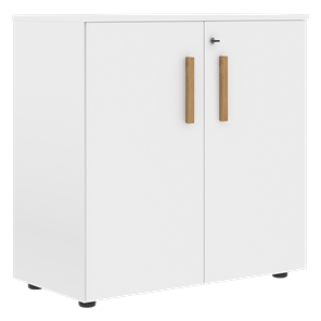 Низкий шкаф с малыми дверцами широкий FORTA Белый FLC 80.1(Z) (798х404х801) в Санкт-Петербурге