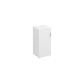 Шкаф для документов низкий узкий закрытый Комфорт КФ, белый премиум (40x38x84) К.508 ДШ в Санкт-Петербурге