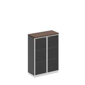 Шкаф для документов средний стекло в рамке Speech Cube (90x40x124.6) СИ 319 ДГ АР ХР в Санкт-Петербурге
