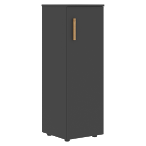 Шкаф колонна средний с правой дверью FORTA Черный Графит  FMC 40.1 (R) (399х404х801) в Санкт-Петербурге