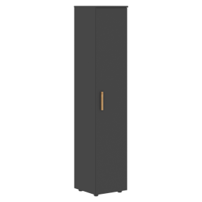 Высокий шкаф колонна с глухой дверью FORTA Черный Графит  FHC 40.1 (L/R) (399х404х1965) в Санкт-Петербурге