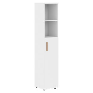 Шкаф колонна высокий с глухой средней дверью правой FORTA Белый FHC 40.5 (R) (399х404х1965) в Санкт-Петербурге