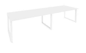 Стол для совещаний O.MO-PRG-2.4 Белый/Белый бриллиант в Санкт-Петербурге