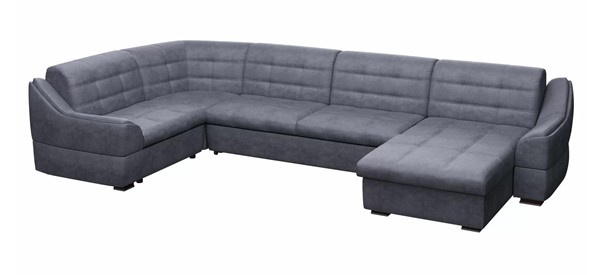 Большой диван с оттоманкой и креслом Антарес 1 ПДУ New в Санкт-Петербурге - изображение