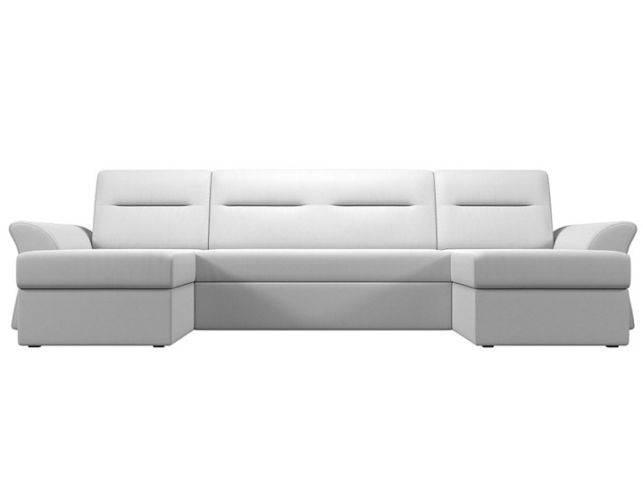 Большой П-образный диван Клайд, Белый (Экокожа) в Санкт-Петербурге - изображение 7