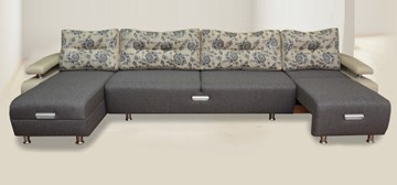 П-образный диван Престиж-15 микс в Санкт-Петербурге - предосмотр 1
