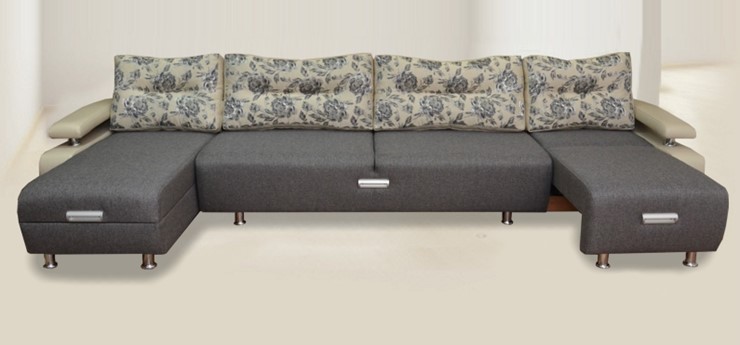 П-образный диван Престиж-15 микс в Санкт-Петербурге - изображение 1