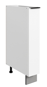 Шкаф рабочий Стоун L150 (1 дв.гл.) (белый/джелато софттач) в Санкт-Петербурге
