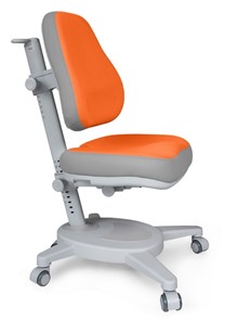 Растущее детское кресло Mealux Onyx (Y-110) OG  - серое + чехол оранжевый с серыми вставками в Санкт-Петербурге