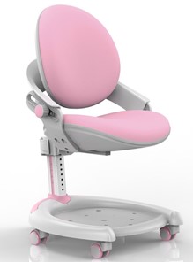 Растущее кресло Mealux ZMAX-15 Plus, Y-710 PN Light, белый металл, обивка светло-розовая однотонная в Санкт-Петербурге